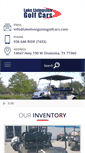Mobile Screenshot of lakelivingstongolfcars.com
